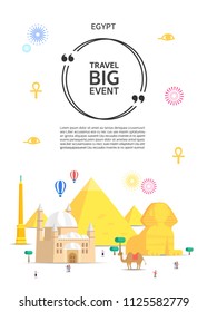 Egypt Landmark Illustration