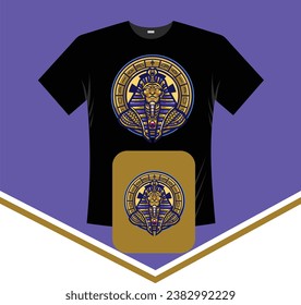 Egypt logo t-shirt designs capture the mystique and grandeur of ancient Egypt. Featuring iconic symbols like pyramids, hieroglyphs, or pharaohs, these designs use rich earthy colors and bold typograph