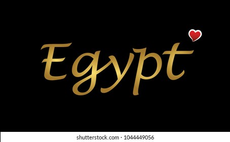 Egypt Logo Type Writing