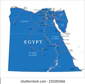 Egypt map