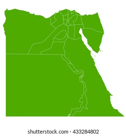 Egypt map Country icon 