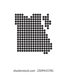 Egypt map icon illustration element design