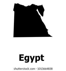 Egypt map icon. Simple illustration of egypt map vector icon for web