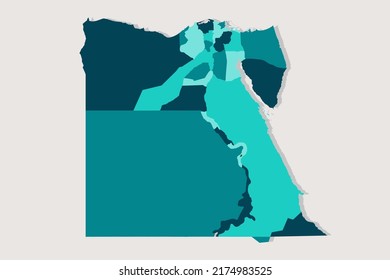 Egypt Map World Map International Vector Stock Vector (Royalty Free) 2174983525 | Shutterstock