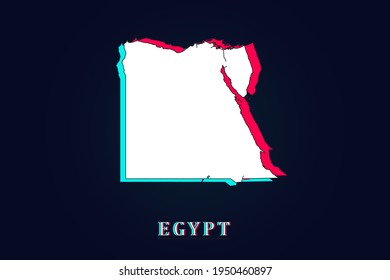 Egypt Map World Map Vector Template Stock Vector (Royalty Free ...