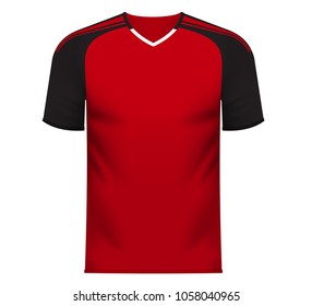 Egypt national soccer team shirt in generic country colors for fan apparel.