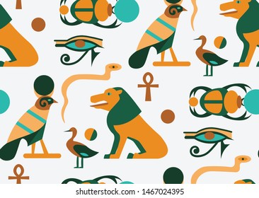 Egypt pattern seamless design graphic
