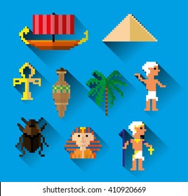 egypt pixel art
