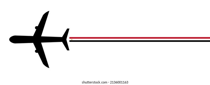 egypt plane icon vector illustration. isolated on white background
