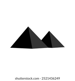 Egypt Pyramid minimalist icon design