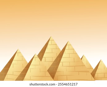 Egypt pyramid symbol of ancient Egypt vector. Egypt Pyramid Vector Symbol – Iconic Representation of Ancient Egyptian History