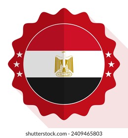 Egypt quality emblem, label, sign, button. Vector illustration.