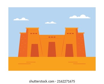 Egypt religion vector art illustration