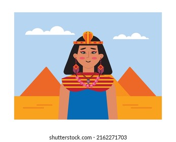 Egypt religion vector art illustration