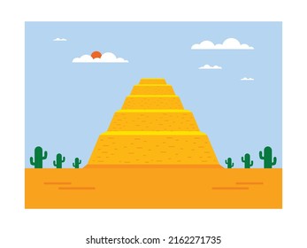 Egypt religion vector art illustration