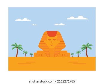 Egypt religion vector art illustration