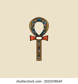 egypt retro vintage logo vector