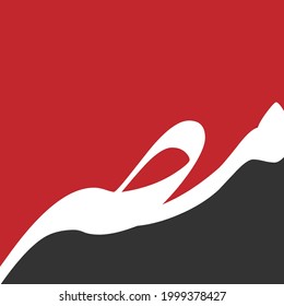 Egypt revolution design in Arabic calligraphy means (Egypt) 