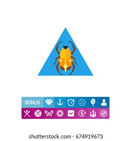 Egypt Scarab Beetle Icon