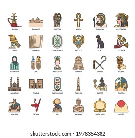 Egypt symbol, Thin Line and Pixel Perfect Icons