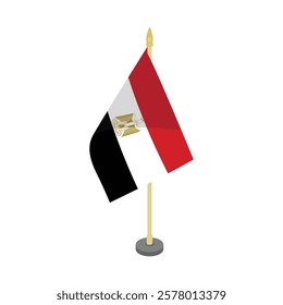 egypt table flag vector design illustration