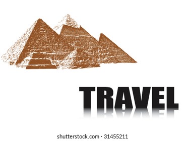 Egypt Theme Vector Background