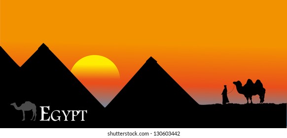 Egypt vector background