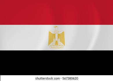 Egypt waving flag
