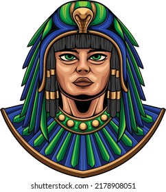 Egyptian ancient illustration with premium quality stock vector