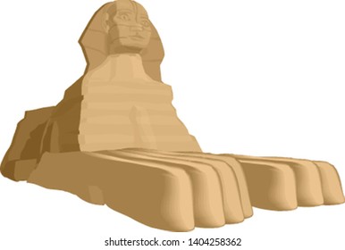 Egyptian big sphinx. 