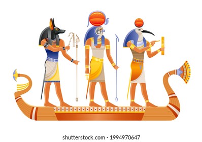 Anubis Personnage-égyptien Dieu noir-or-Petit-Égypte divinité DECO