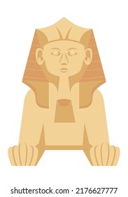 egyptian culture sphinx mnument icon