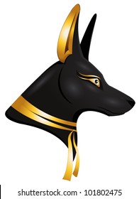 egyptian dog drawing