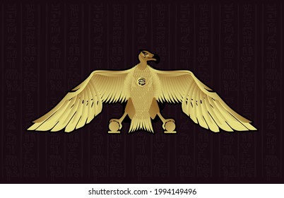 Egyptian Griffon Vulture bird powerful pharaoh Symbol