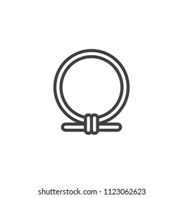 Egyptian Hieroglyph outline icon. linear style sign for mobile concept and web design. simple line vector icon. Symbol, logo illustration. Pixel perfect vector graphics