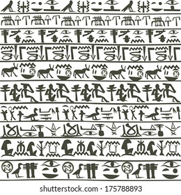 Egyptian hieroglyphics background