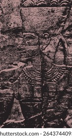 Egyptian hieroglyphics detail abstract no.2