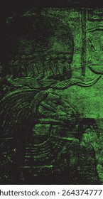 Egyptian hieroglyphics detail abstract no.7