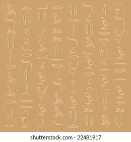 Egyptian hieroglyphs