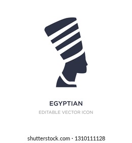 egyptian icon on white background. Simple element illustration from Monuments concept. egyptian icon symbol design.