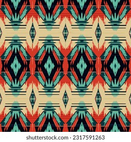 Las líneas egipcias tienen un patrón de Ikat de medio tono. Elegante estilo retro moderno de lujo original. Para la alfombra de fondo textil textil de textura de fondo de papel tapiz.