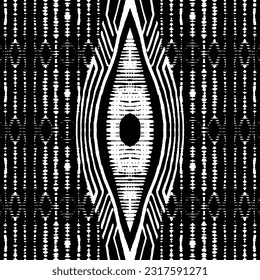 Egyptian lines halftone Ikat pattern. Ornate elegant luxury vintage retro modern style. For texture textile background backdrop tile wallpaper carpet.