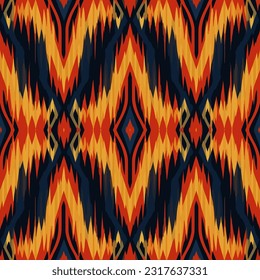 Egyptian lines halftone Ikat pattern. Ornate elegant luxury vintage retro modern style. For texture textile background backdrop tile wallpaper carpet.