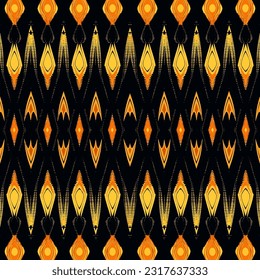 Egyptian lines halftone Ikat pattern. Ornate elegant luxury vintage retro modern style. For texture textile background backdrop tile wallpaper carpet.