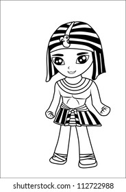 Egyptian men vector cartoon