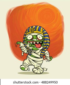 egyptian mummy cartoon