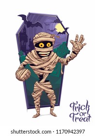 Egyptian mummy forHalloween