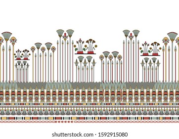 Egyptian ornament. Set. Vector illustration