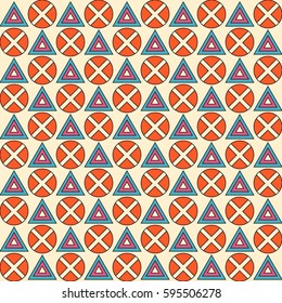 Egyptian ornament Tribal seamless pattern. Can be used for cloth, jackets, invitation, flyers, bags, notebooks, cards, envelopes, pads, blankets, furniture, packing,