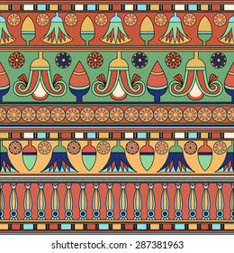 Egyptian ornament. ?ollection. Vector  illustration